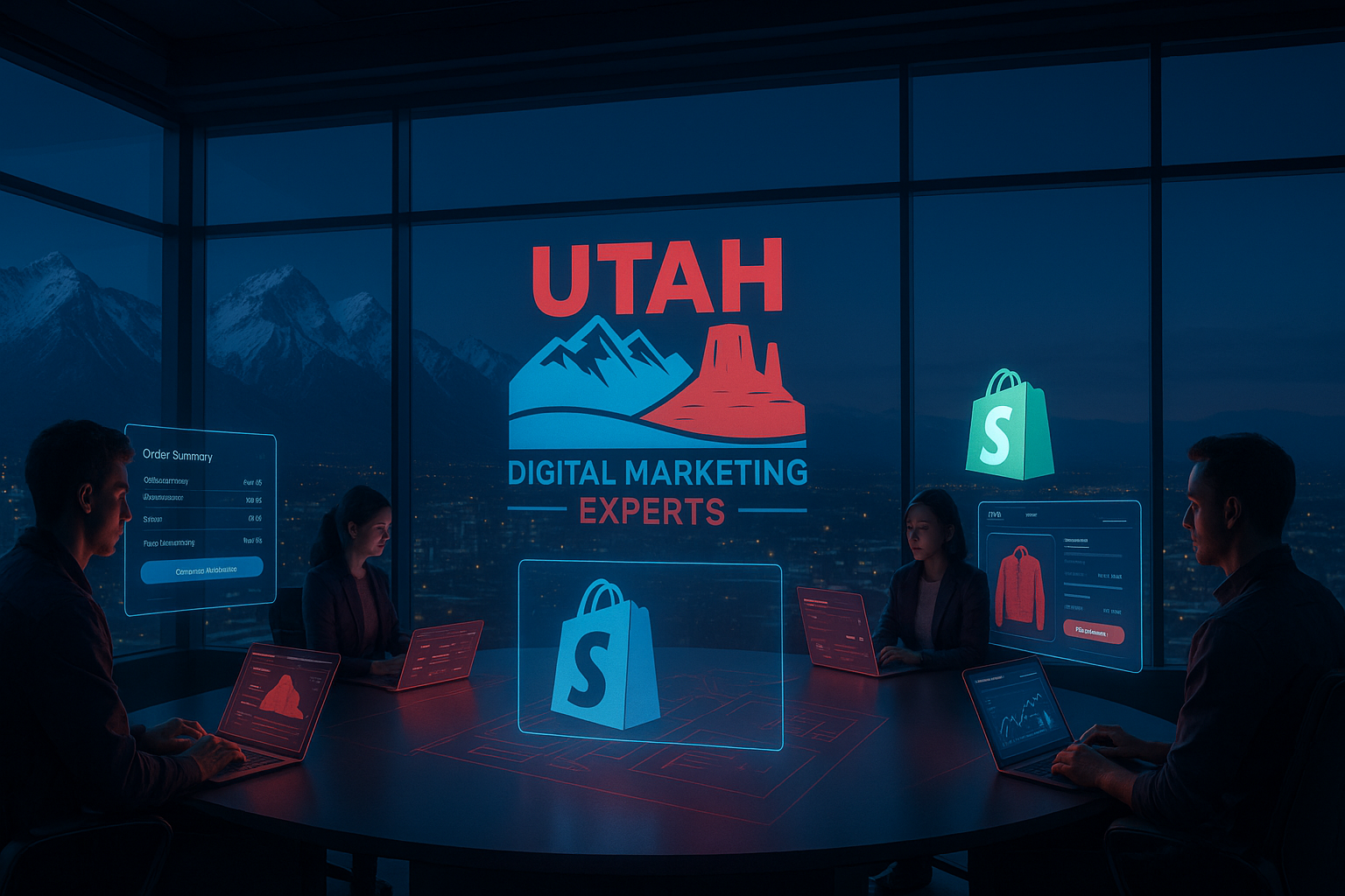 Shopify web design utah