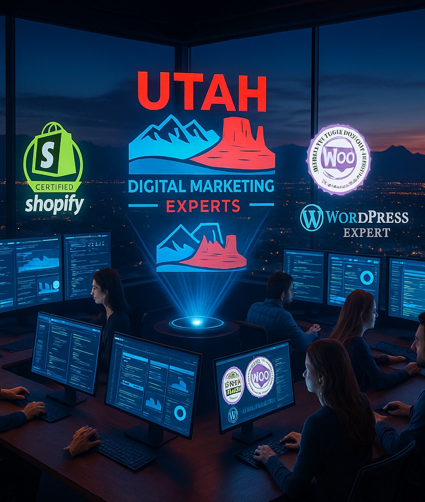 shopify website designer Utah